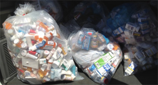 Drug take-back collection